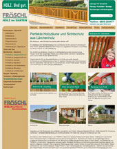 Webprogrammierung und Suchmaschinenoptimierung bei der PRO2 New Media Referenz Fröschl - Holz im Garten